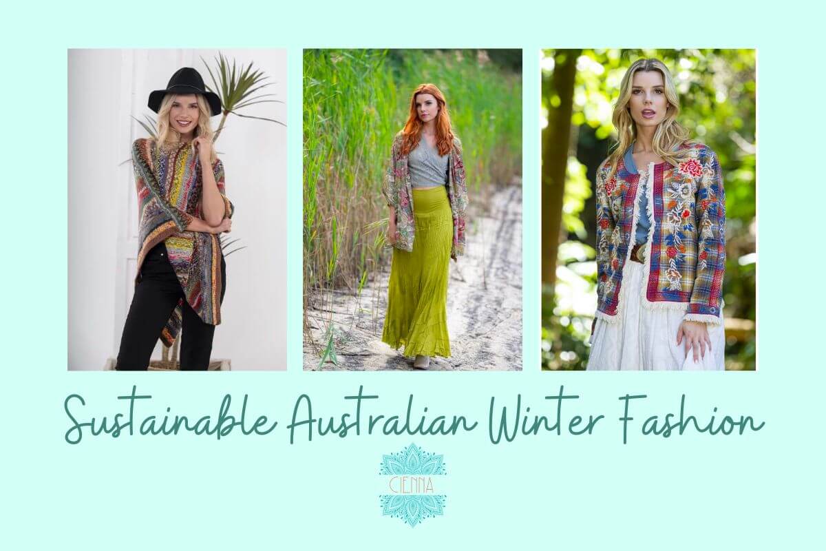 Sustainable Australian winter fashion at Cienna Designs Sustainable Australian winter fashion at Cienna Designs