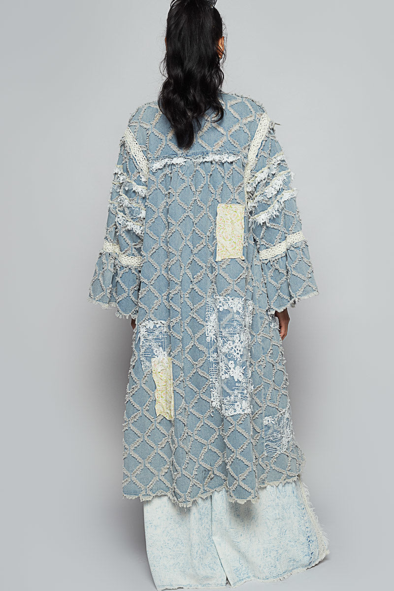 Denim, Lace Vintage Jacket - UWT237
