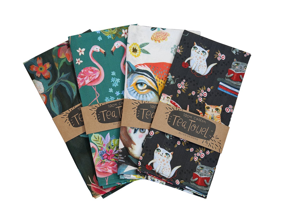 Tea Towels - Assorted - Allen Designs