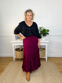 Black Charlot Top - Black