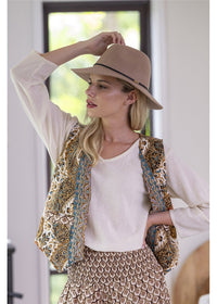 Donella Quilted Waistcoat - Reversible