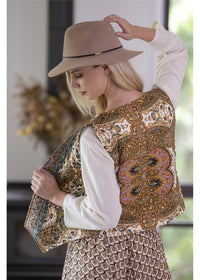 Donella Quilted Waistcoat - Reversible