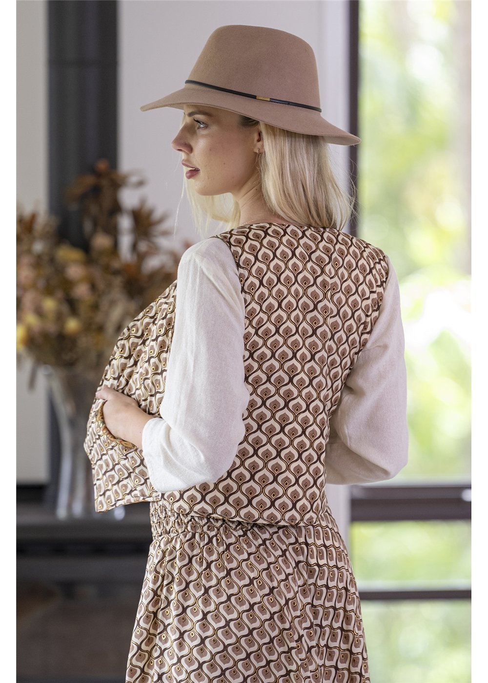 Donella Quilted Waistcoat - Reversible