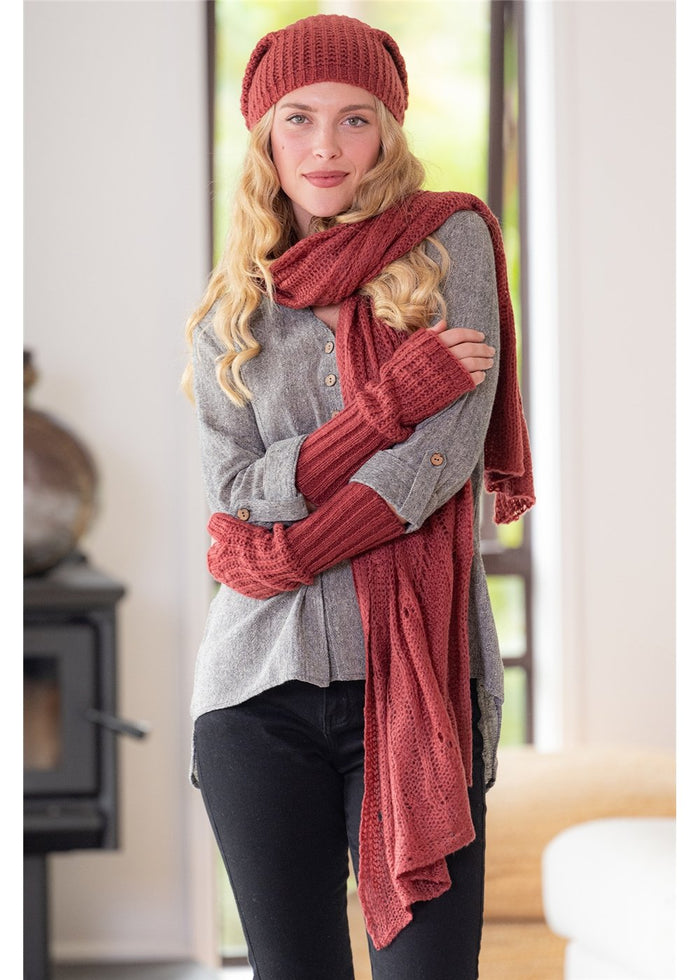 Neck Scarf - Scarlet
