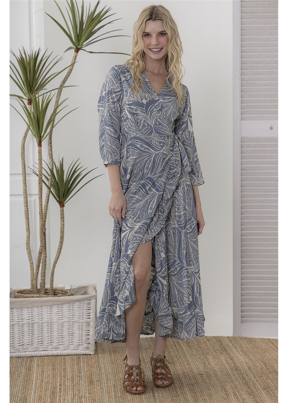 Delta Wrap Dress XL