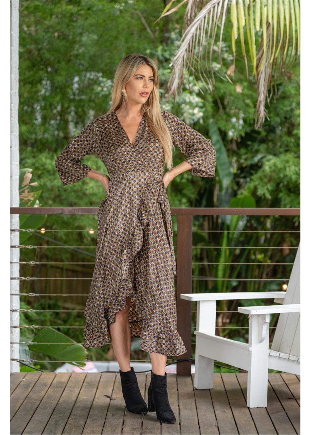 Janis Wrap Dress