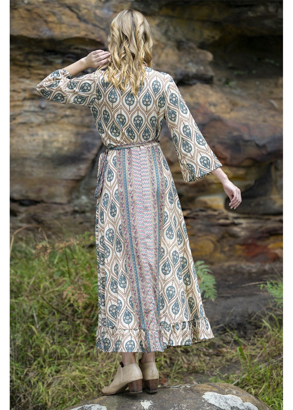 Pearl Wrap Dress