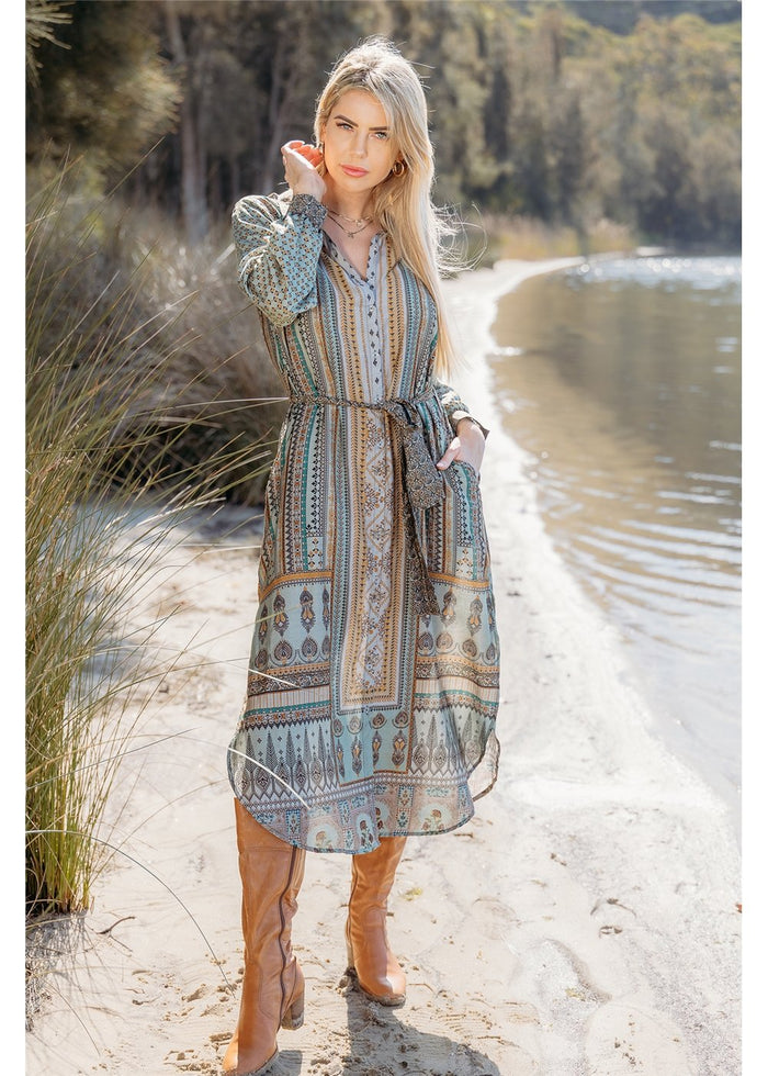 Cinzia Button Dress