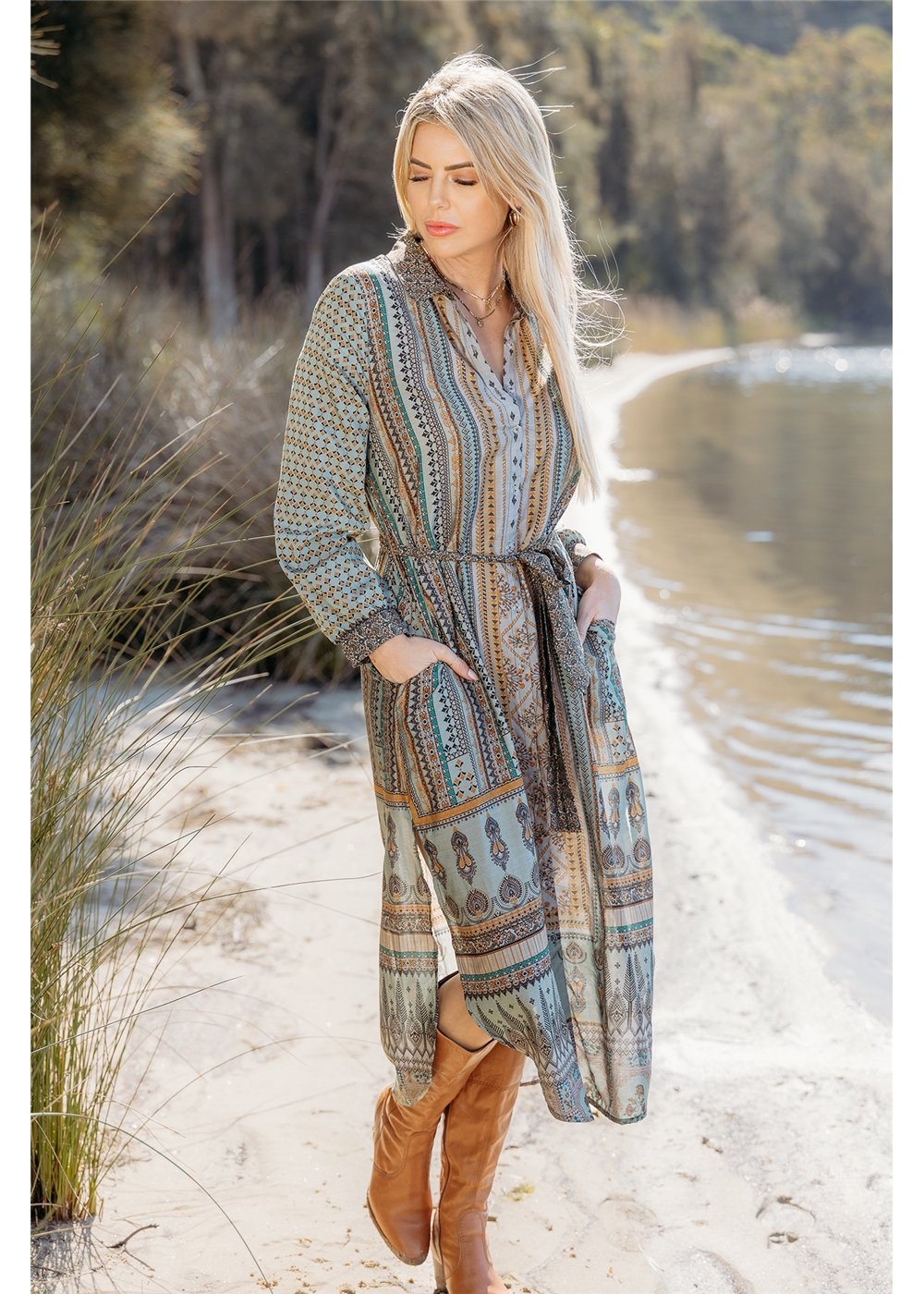 Cinzia Button Dress