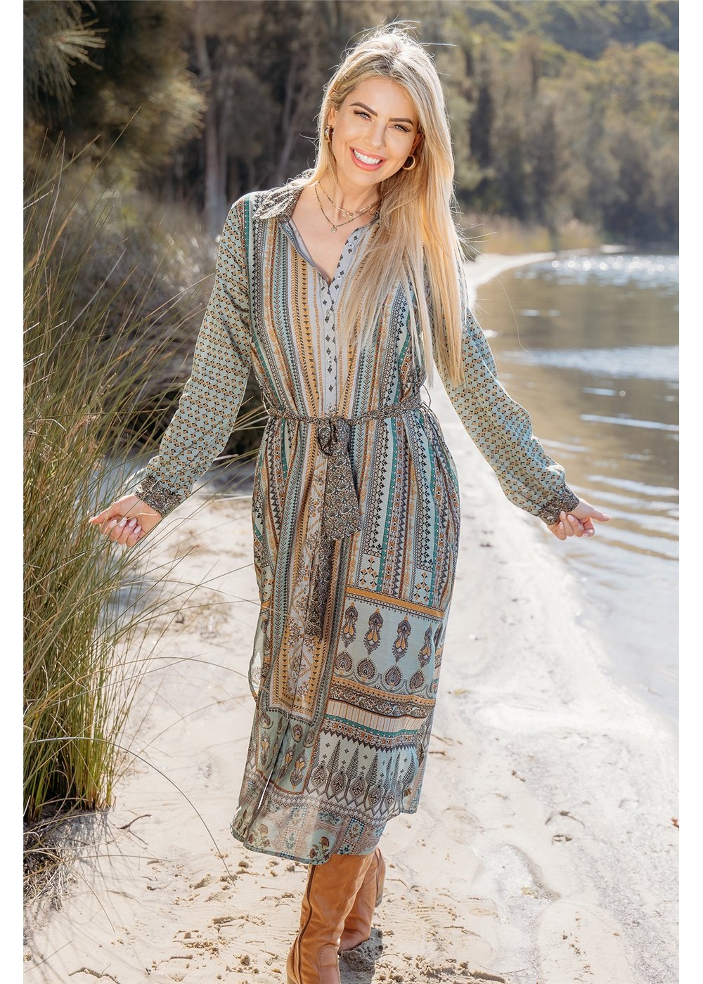 Cinzia Button Dress