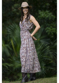 Kemala Double V Maxi Dress