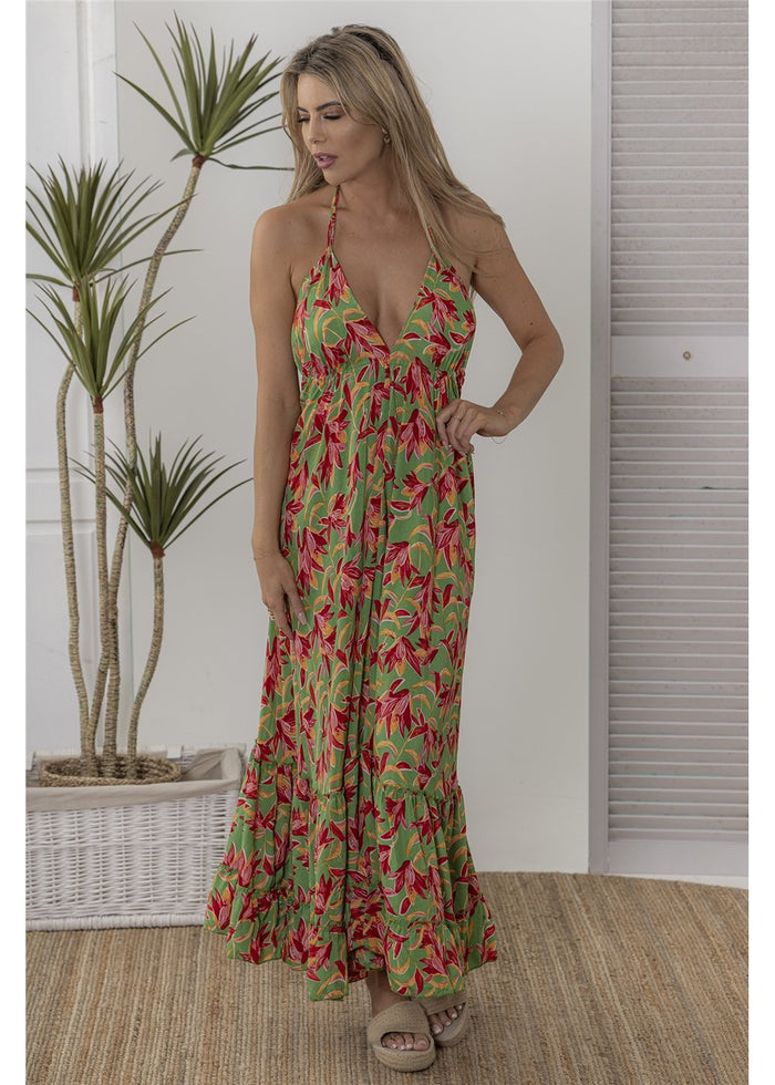Lucia Bikini Tie Halter Dress