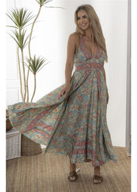 Vea Maxi Halter Dress