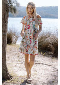 Kerala Pintuck Dress