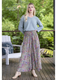 Olive Wide Leg Pants