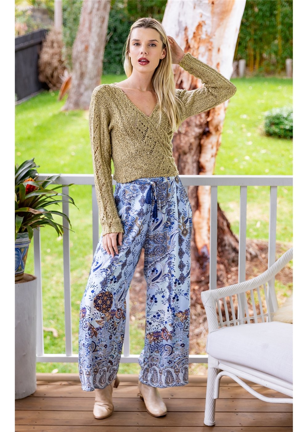 Loua Pantalon - Wit