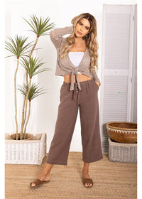 Elea Pant - Chocolate