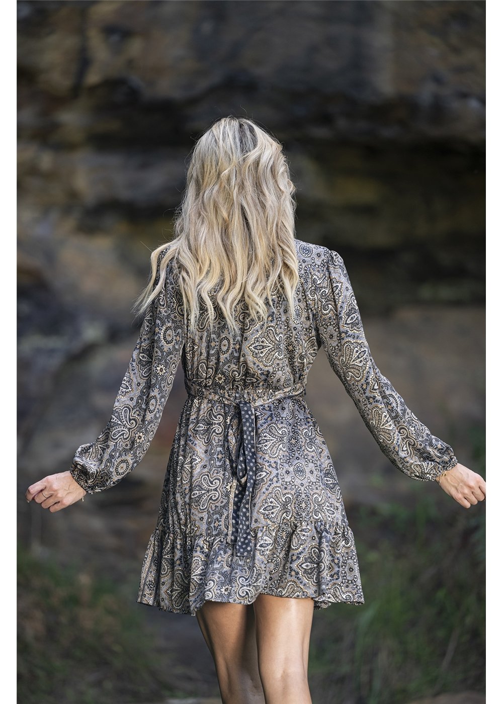 Astrid Short Wrap Dress