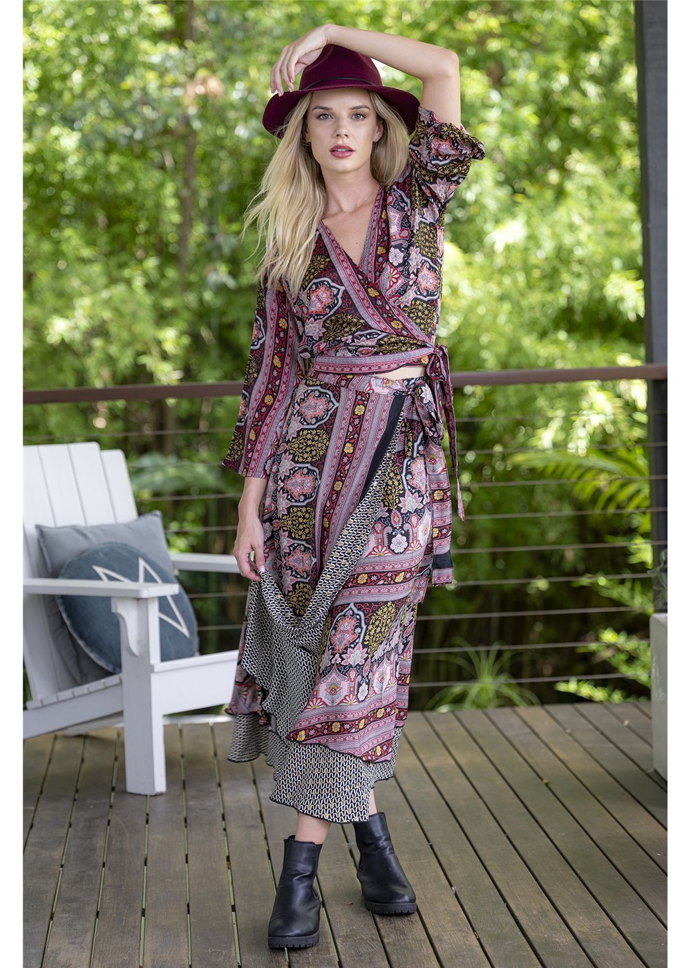 Evi Wrap Skirt
