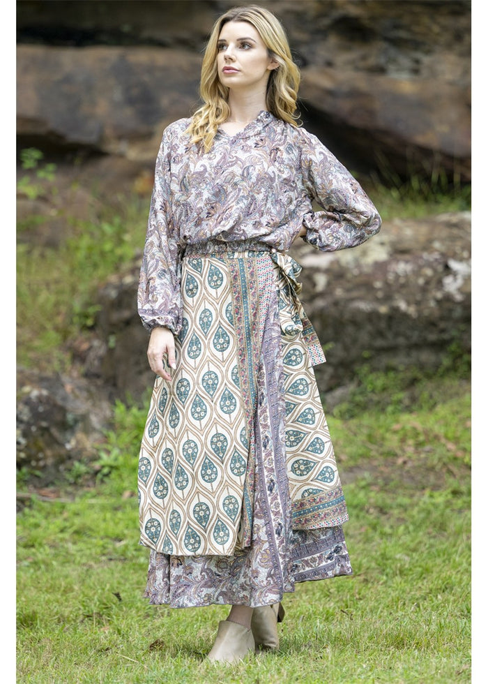Pearl Wrap Skirt