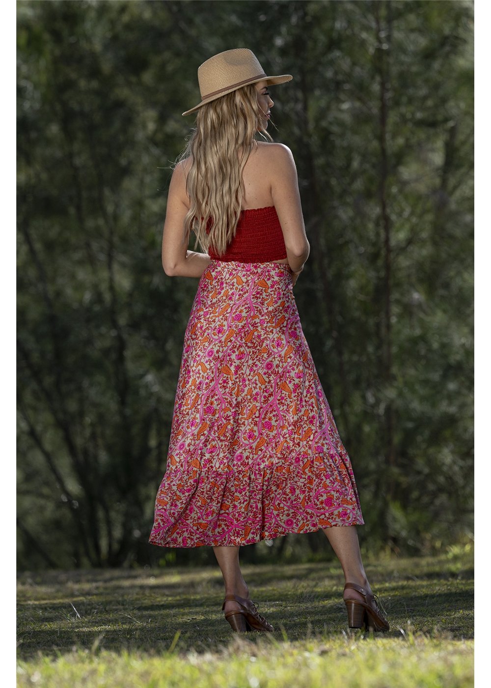 Yarrow Frill Wrap Skirt