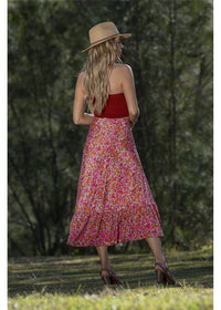 Yarrow Frill Wrap Skirt