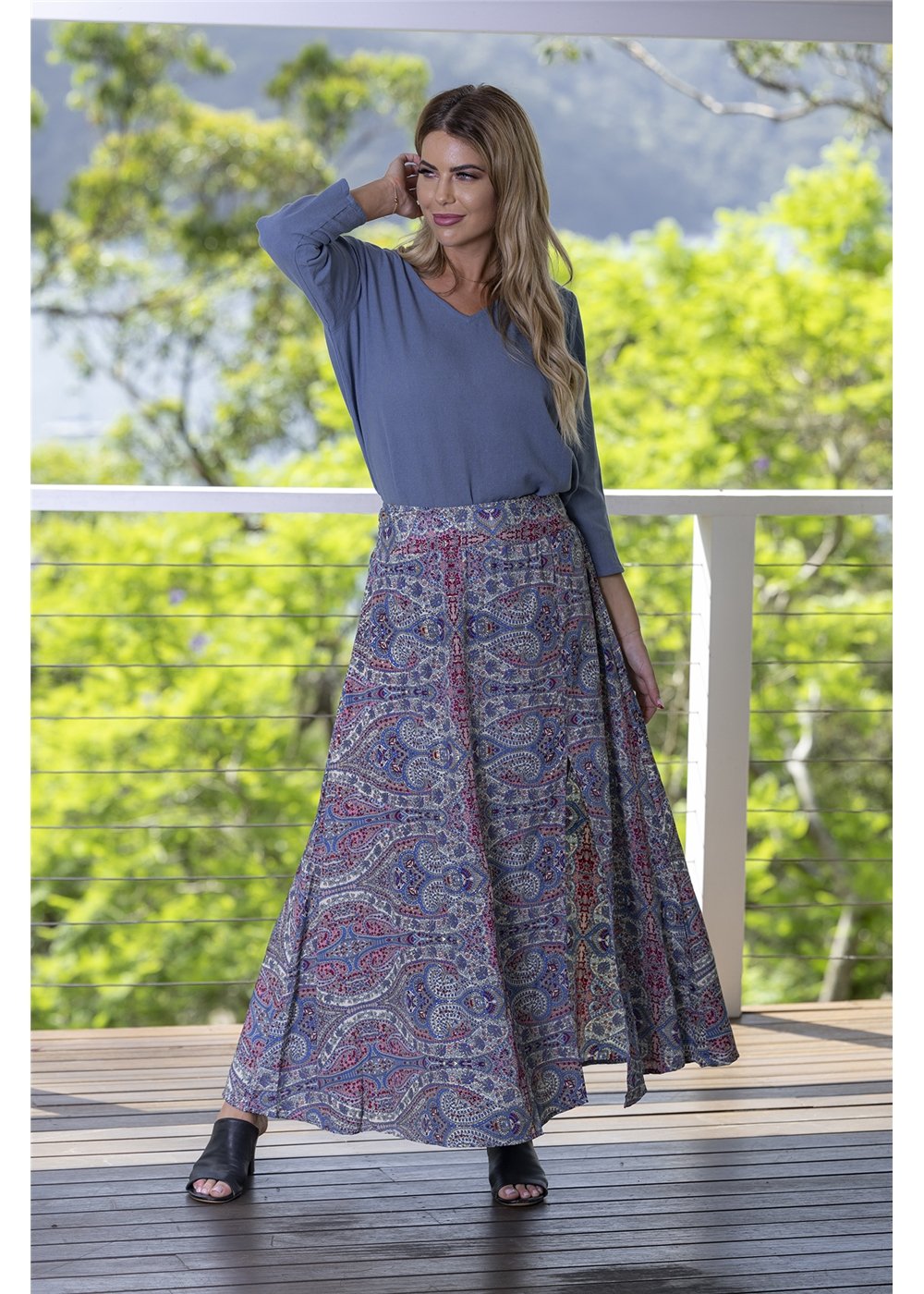 Livia Split Skirt