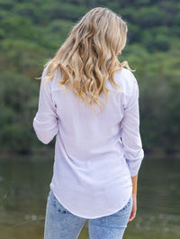 Classic buttoned shirt - White - rayon/voile