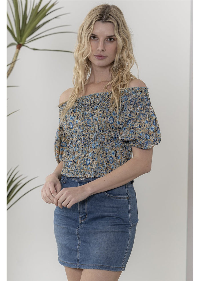 Lamu Ruched Top