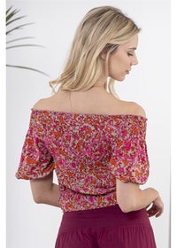 Pink Yarrow Ruched Top