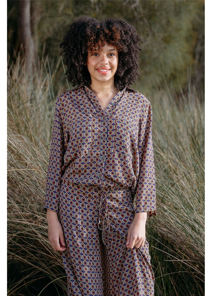 Janis Tie Shirt/Jacket