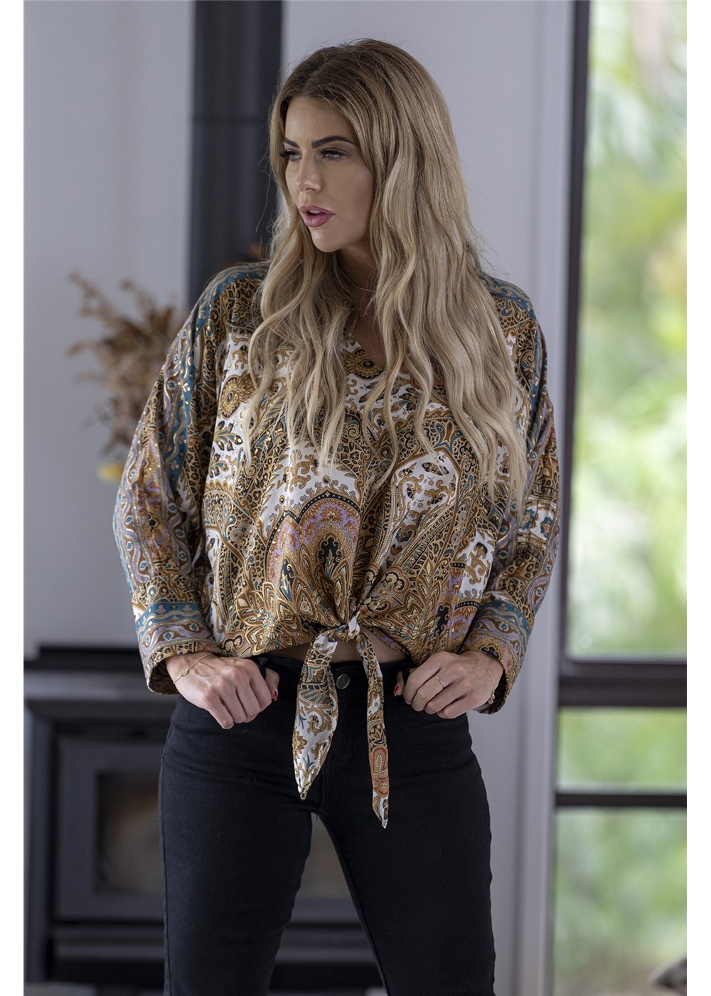 Donella Collared Blouse