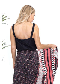 Kitty Cotton Cami - Black