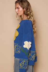UST247BL - Daisy Knit - Blue