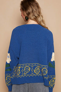 UST247BL - Daisy Knit - Blue