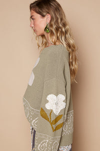 UST247OL - Daisy Knit - Olive