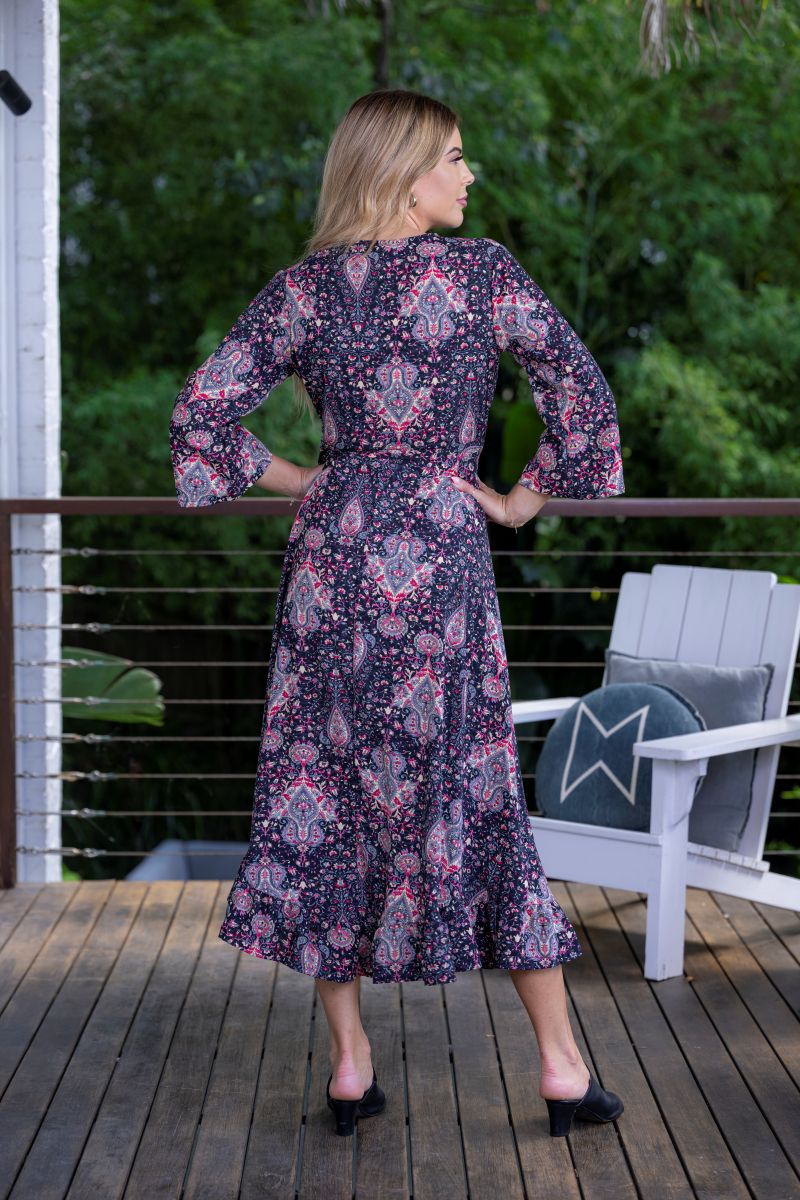 Allegra Wrap Dress