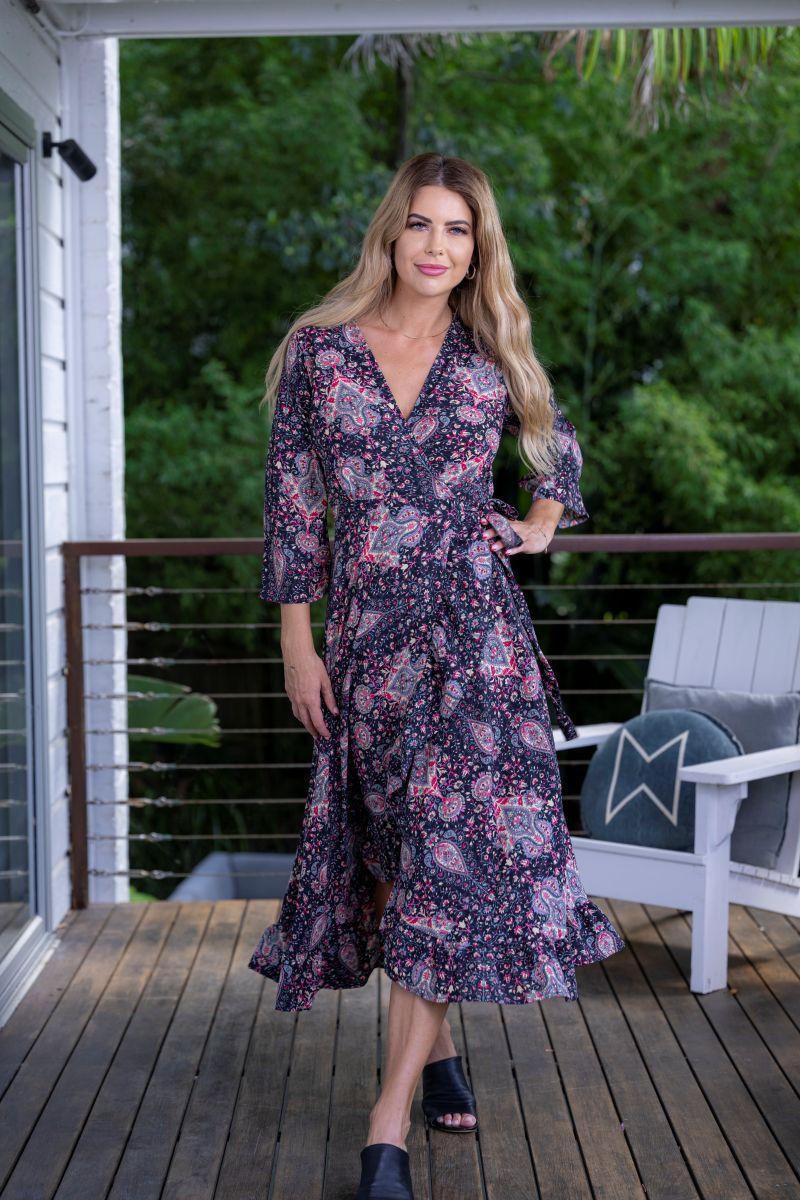 Allegra Wrap Dress