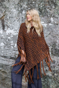 Boho Poncho Or  Beanie