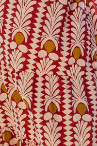 Coral Cotton Eshe Skirt