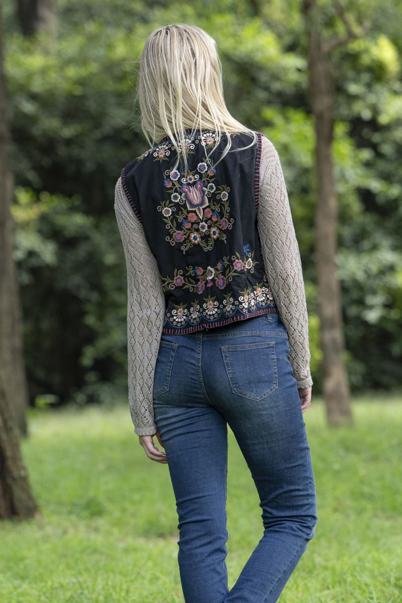 Danica Embroidered Vest