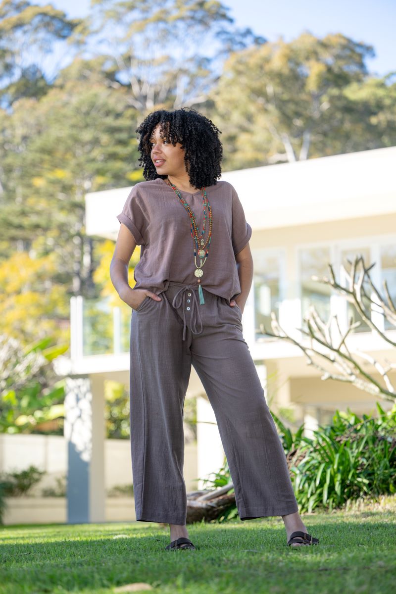 Elea Top - Chocolate