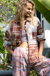 GWT27ACH - Patchwork Plaid - Red