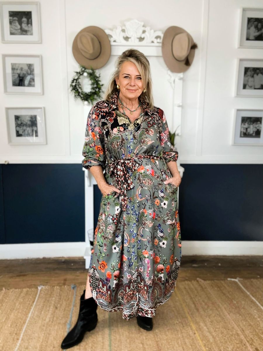 Jolene Buttoned Dress