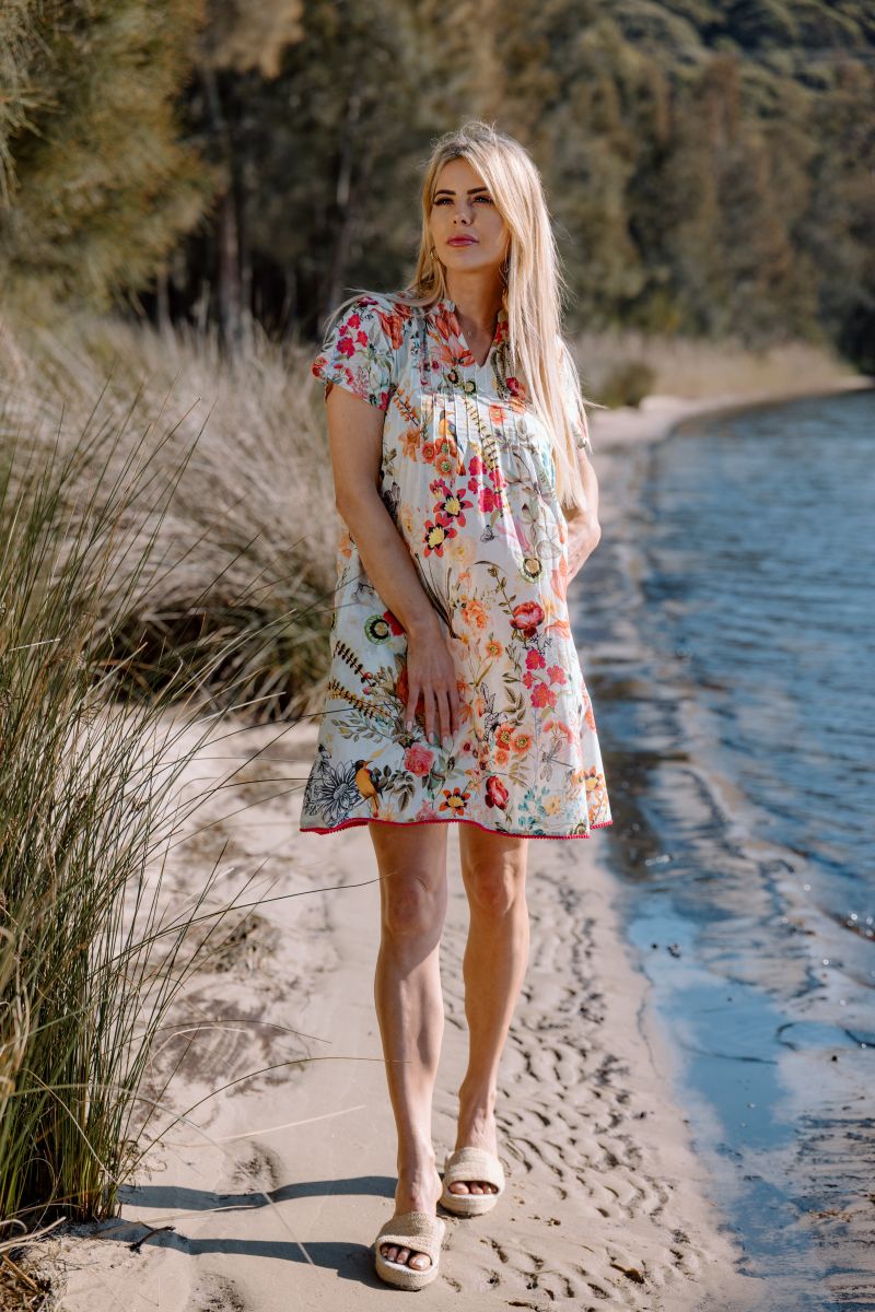 Kerala Pintuck Dress