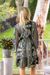 Myra L/Sleeve Short Dress