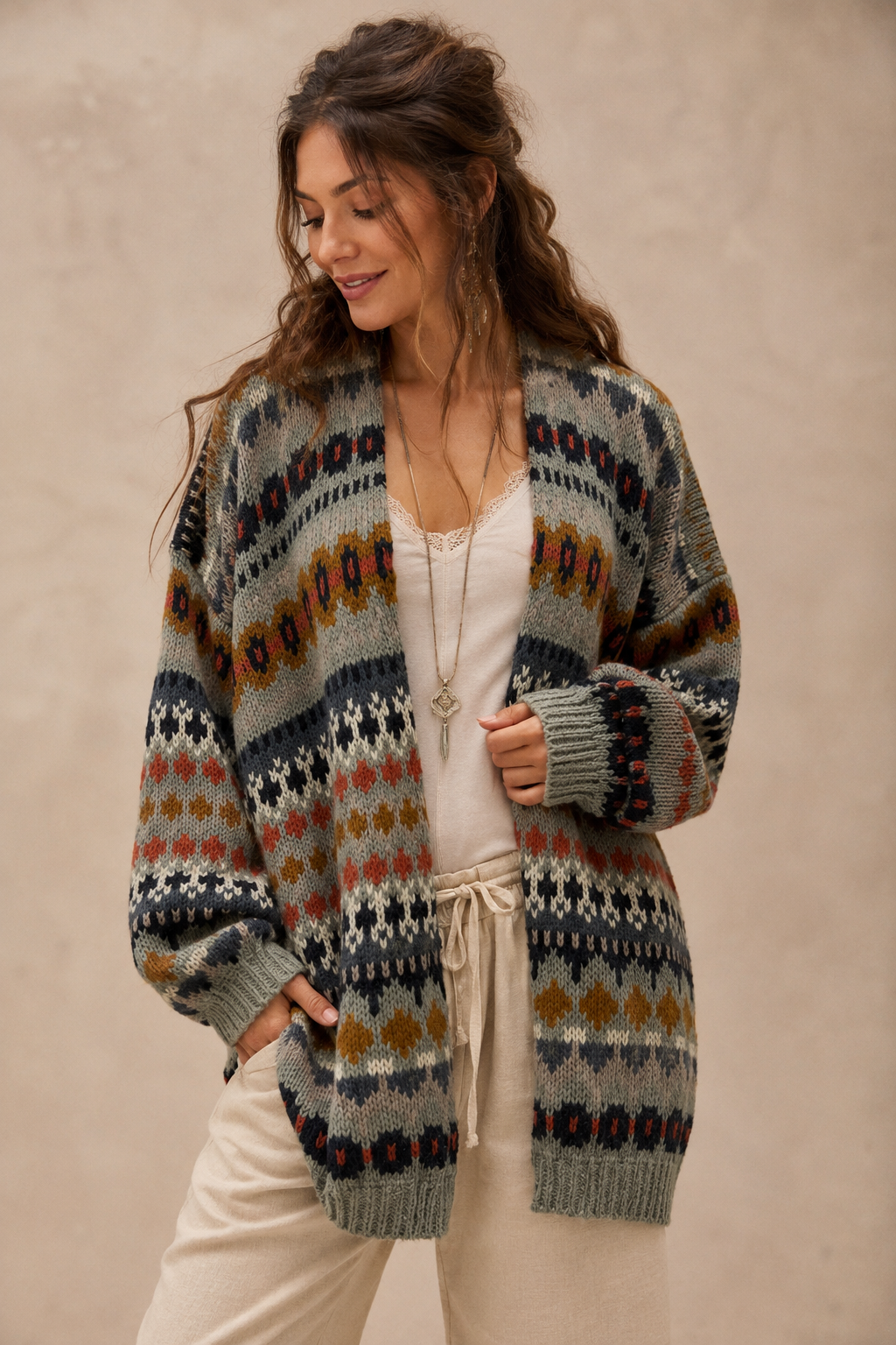 Nordic Grey Cardigan – Cienna Designs