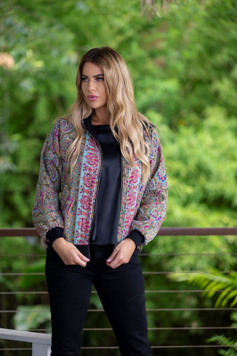 Olive Hooded Bomber