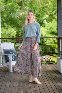 Olive Wide Leg Pants