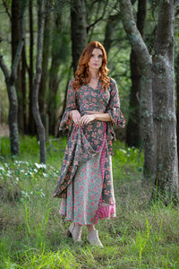 Sage Wrap Skirt